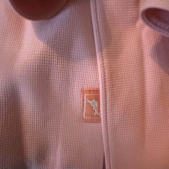 Tommy Bahama Men's Coral Button-Down Shirt 100% Silk - Picture 3 of 5